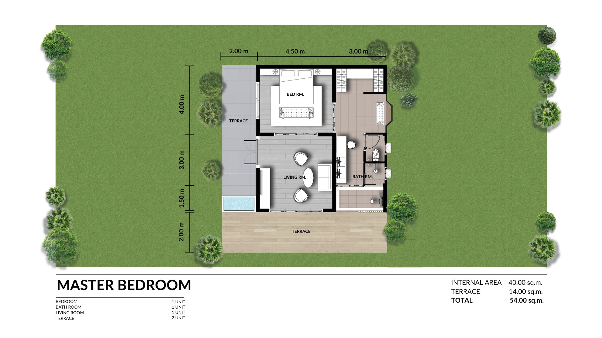 Master Bedroom layout